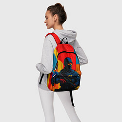 Рюкзак Контр-террорист CS 2 поп-арт, цвет: 3D-принт — фото 2