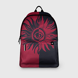 Рюкзак Солнце красно-синее, цвет: 3D-принт — фото 2