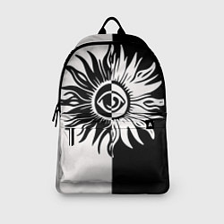 Рюкзак Солнце черно-белое, цвет: 3D-принт — фото 2