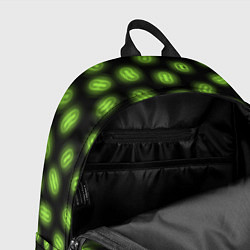 Рюкзак Неоновые бактерии, цвет: 3D-принт — фото 2