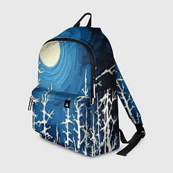 Рюкзак Полнолуние и берёзы акрилом