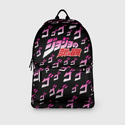 Рюкзак JoJo bizarre adventure - logo, цвет: 3D-принт — фото 2