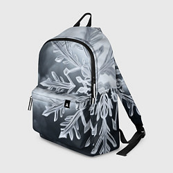 Рюкзак Снежинка на черно белое