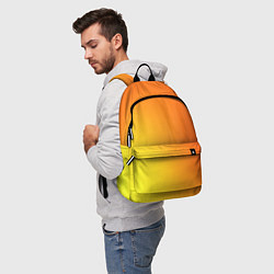 Рюкзак Color orange red, цвет: 3D-принт — фото 2
