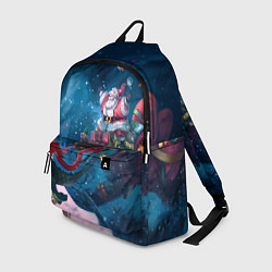 Рюкзак Санта с динозавром