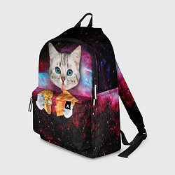 Рюкзак Кот с едой, цвет: 3D-принт