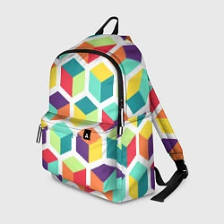 Рюкзак 3D кубы, цвет: 3D-принт