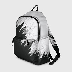 Рюкзак Черно-белый разрыв цвета 3D-принт — фото 1