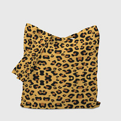 Сумка-шопер Шкура леопарда, цвет: 3D-принт