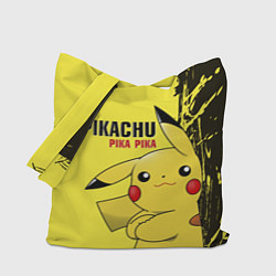 Сумка-шопер Pikachu Pika Pika, цвет: 3D-принт