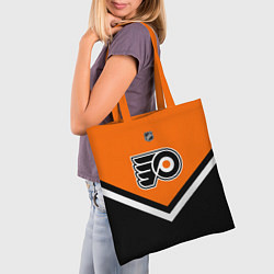 Сумка-шопер NHL: Philadelphia Flyers, цвет: 3D-принт — фото 2