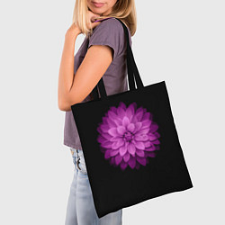 Сумка-шопер Violet Flower, цвет: 3D-принт — фото 2