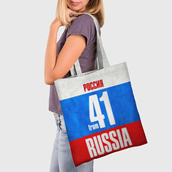 Сумка-шопер Russia: from 41, цвет: 3D-принт — фото 2