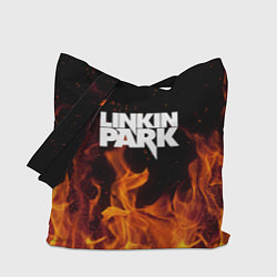 Сумка-шопер Linkin Park: Hell Flame, цвет: 3D-принт