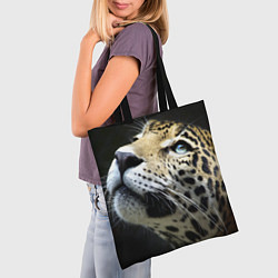 Сумка-шопер Хищный леопард, цвет: 3D-принт — фото 2