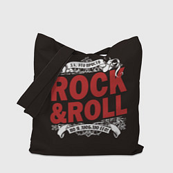Сумка-шопер Rock & Roll, цвет: 3D-принт