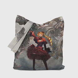 Сумка-шопер Shigatsu wa Kimi, цвет: 3D-принт