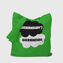 Сумка-шопер Green Day Clouds, цвет: 3D-принт