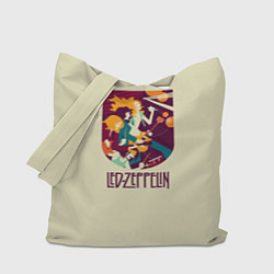 Сумка-шопер Led Zeppelin Art, цвет: 3D-принт