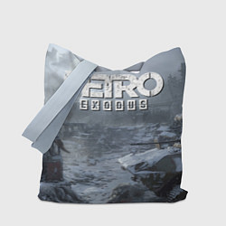 Сумка-шопер Metro Exodus: Cold Winter, цвет: 3D-принт
