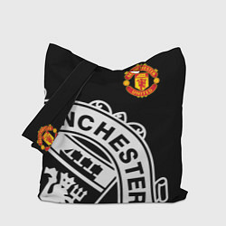 Сумка-шопер Man United: Black Collection, цвет: 3D-принт