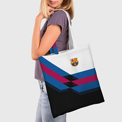 Сумка-шопер Barcelona FC: Black style, цвет: 3D-принт — фото 2