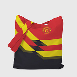 Сумка-шопер Man UTD FC: Black style, цвет: 3D-принт