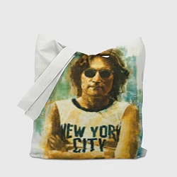 Сумка-шопер John Lennon: New York, цвет: 3D-принт