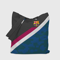 Сумка-шопер FC Barcelona: Sport Camo, цвет: 3D-принт
