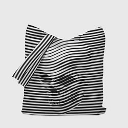 Сумка-шоппер Череп - оптическая иллюзия