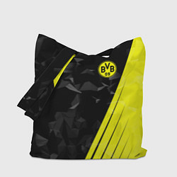 Сумка-шопер FC Borussia Dortmund: Abstract, цвет: 3D-принт