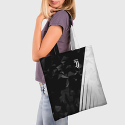 Сумка-шопер FC Juventus: Abstract, цвет: 3D-принт — фото 2