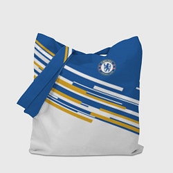 Сумка-шопер FC Chelsea: Colour Line, цвет: 3D-принт