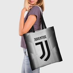 Сумка-шопер FC Juventus: Silver Original, цвет: 3D-принт — фото 2