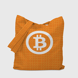 Сумка-шопер Bitcoin, цвет: 3D-принт