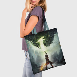 Сумка-шопер Dragon Age: Inquisition, цвет: 3D-принт — фото 2