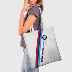 Сумка-шопер BMW Motorsport: White Carbon, цвет: 3D-принт — фото 2