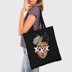 Сумка-шопер XXXTentacion Head, цвет: 3D-принт — фото 2