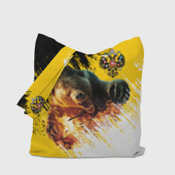 Сумка-шопер Имперский медведь, цвет: 3D-принт