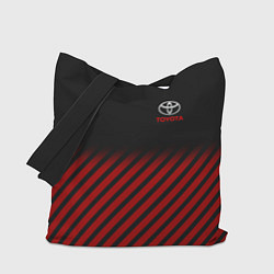 Сумка-шопер Toyota: Red Lines, цвет: 3D-принт