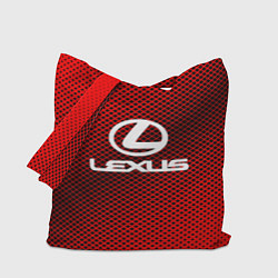 Сумка-шоппер Lexus: Red Carbon