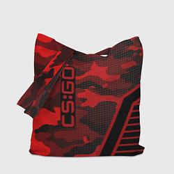 Сумка-шопер CS:GO Red Camo, цвет: 3D-принт