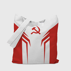 Сумка-шопер СССР воин, цвет: 3D-принт