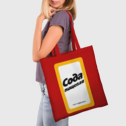 Сумка-шопер Сода пищевая, цвет: 3D-принт — фото 2