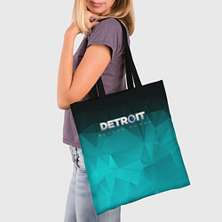 Сумка-шопер Detroit: Become Human, цвет: 3D-принт — фото 2