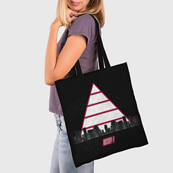 Сумка-шопер Triangle, цвет: 3D-принт — фото 2