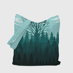 Сумка-шопер Firewatch Wood, цвет: 3D-принт