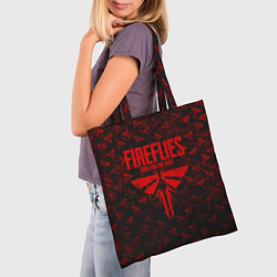 Сумка-шопер Fireflies: Red Logo, цвет: 3D-принт — фото 2