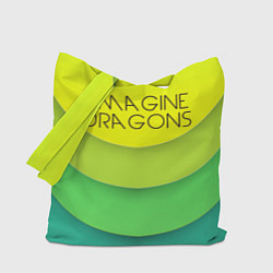 Сумка-шопер Imagine Dragons: Lime Colour, цвет: 3D-принт