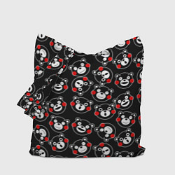 Сумка-шопер Kumamon Faces, цвет: 3D-принт